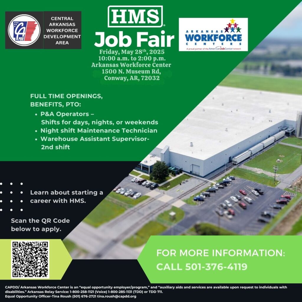 HMS Job Fair May 28th in Conway