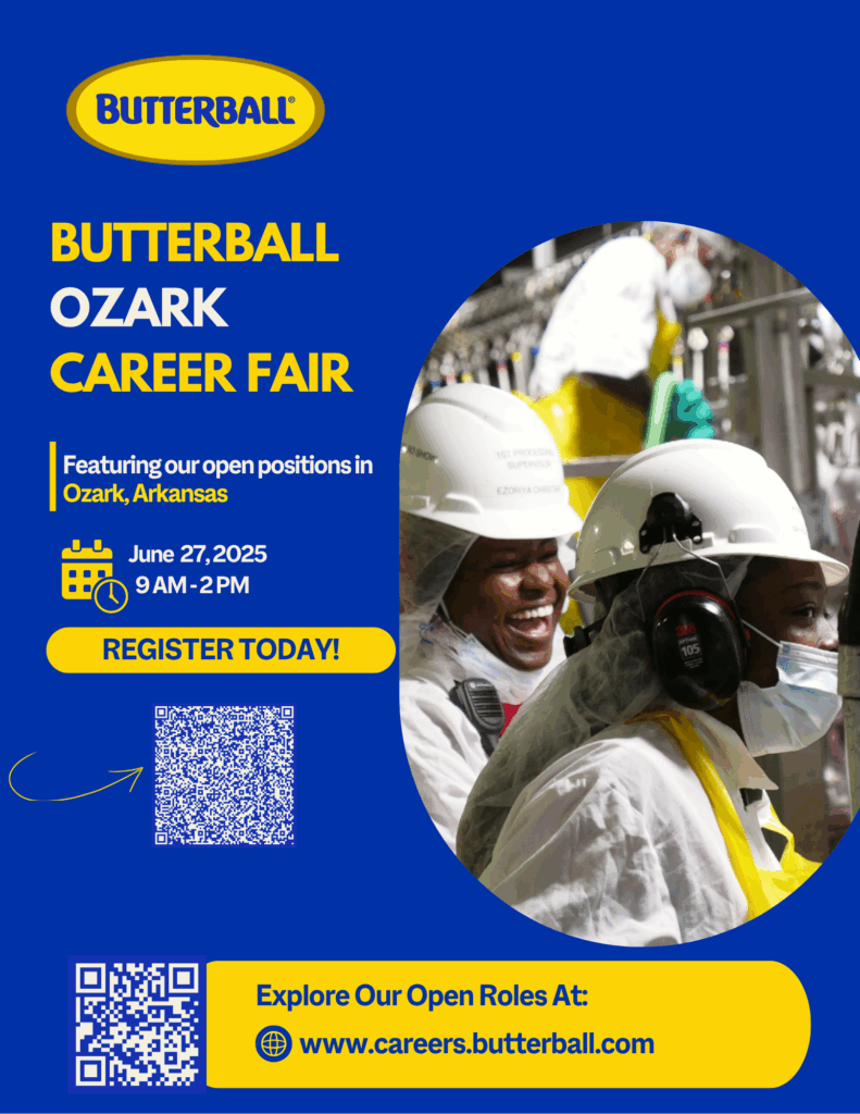 Ozark Career Fair Flyer June 27 2025 9 am to 2 pm