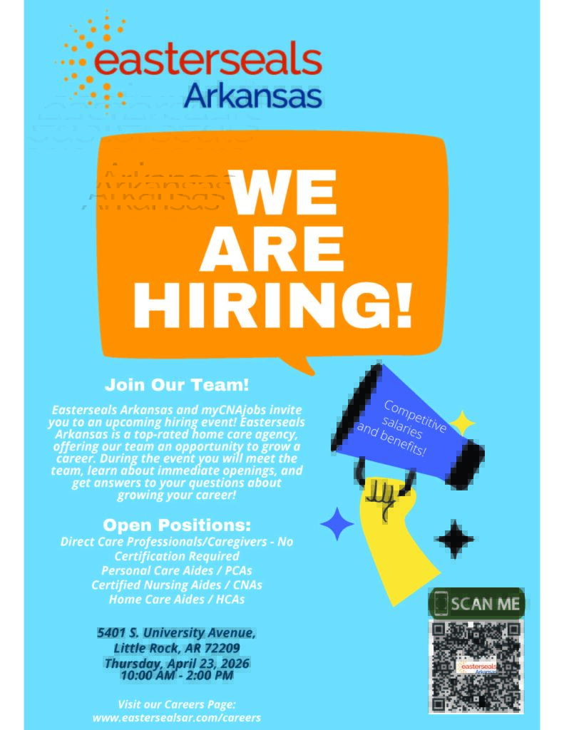 myCNA Hiring Event Flyer - April 2026